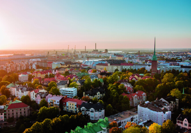 Ilmakuva Helsingistä